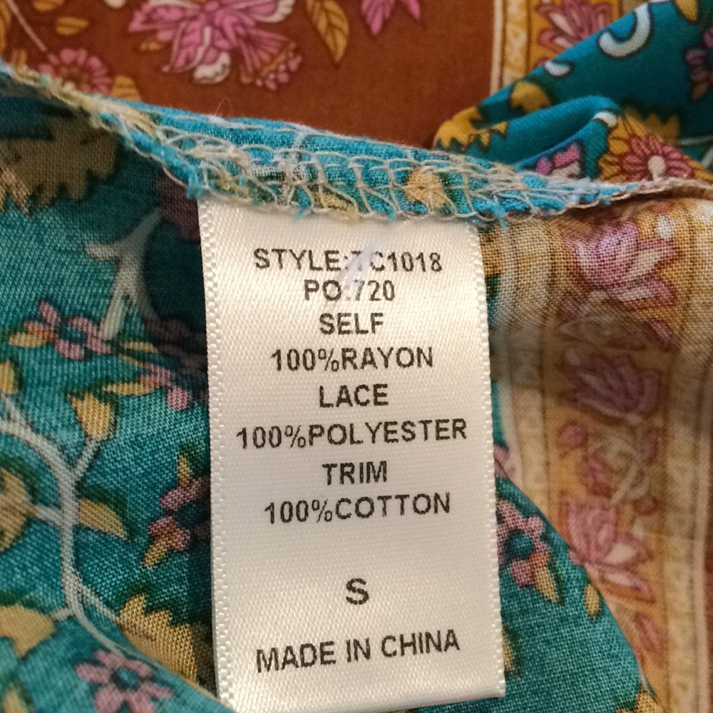 GiGio 2 tie open back tunic. - Picture 6 of 6
